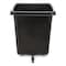Rubbermaid Commercial 500 lbs. Rectangular Trash Can FG461400BLA - alternate 2